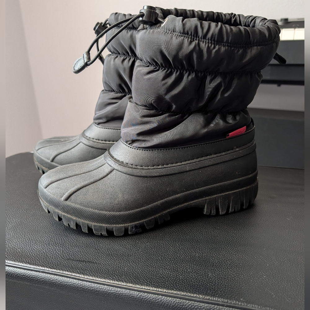 Chooka Insulated Duck Boots | Black | Fleece Lined | Women’s 6